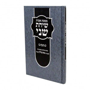 Maseches Avos - Sichos Shani      /     מסכת אבות שיחת שני
