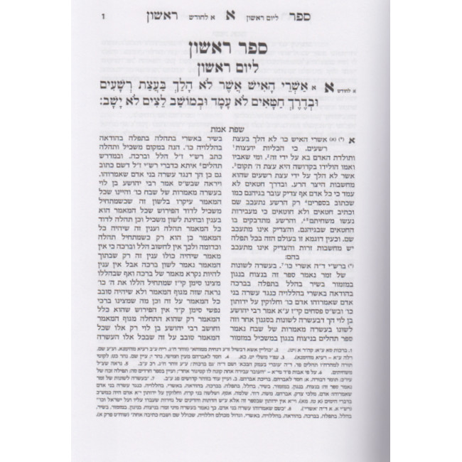 Sfas Emes - Tehillim   /  שפת אמת - תהלים