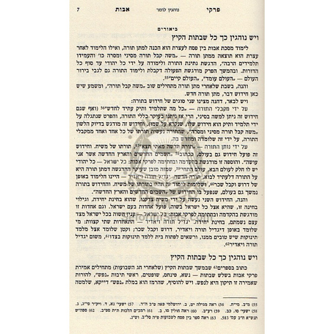 Biurim L'Pirkei Avot 2 Volumes      /      ביאורים לפרקי אבות ב"כ