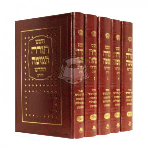 Chumash Torah Temimah Hachadash Menukad - Large    /    חומש תורה תמימה החדש מנוקד - גדול