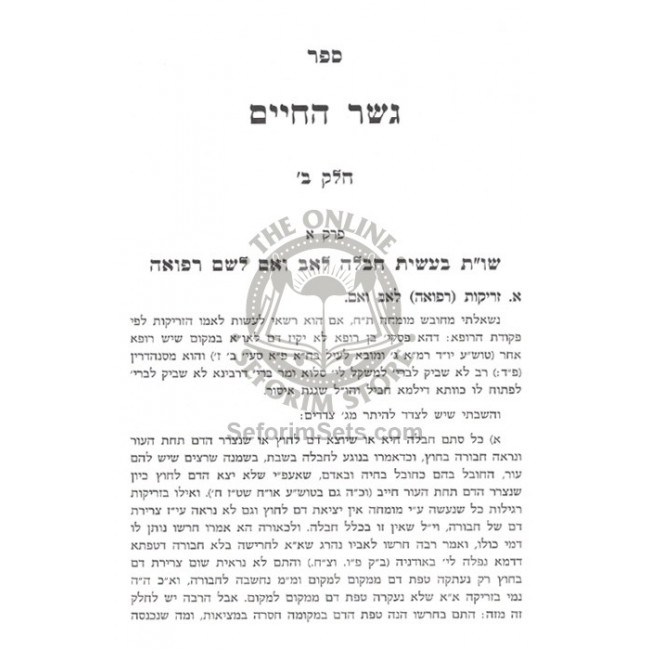 Gesher Hachayim          /         גשר החיים