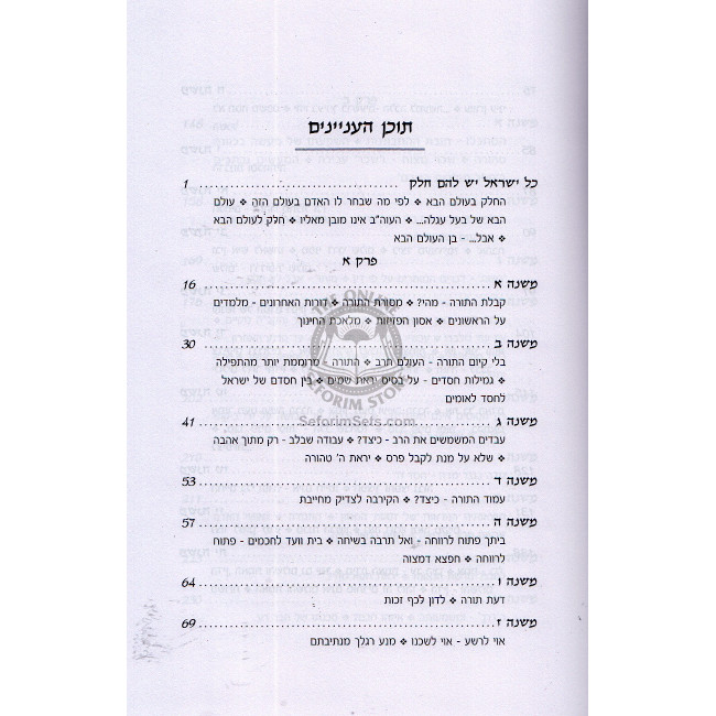 Hu Haya Omer - Pirkei Ovos - Reb Sholom Shvadron  /  הוא היה אומר - פרקי אבות - ר' שלום שבדרון