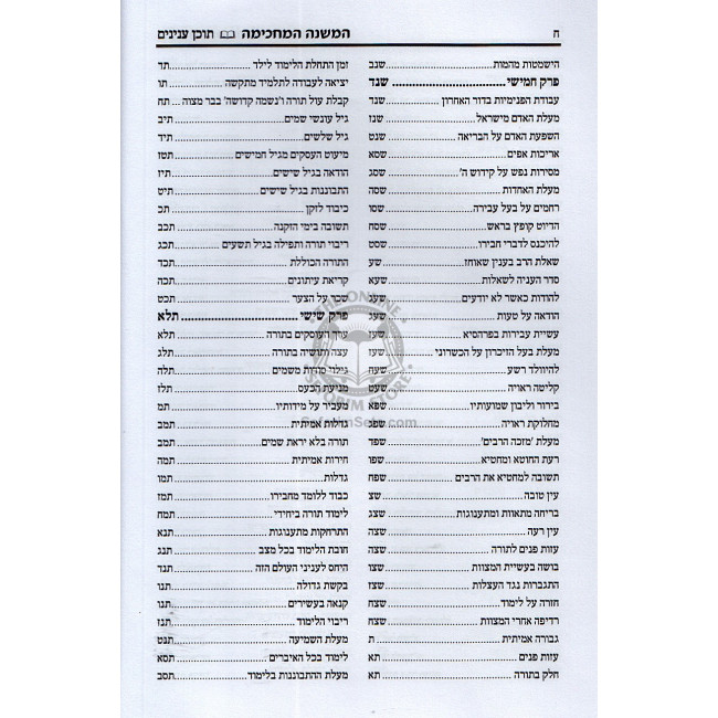 Hamishna Hamachkma - Masechet Avot / המשנה המחכימה - מסכת אבות
