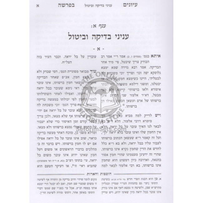 Iyunim B'Parsha - Chag HaPesach    /    עיונים בפרשה - חג הפסח