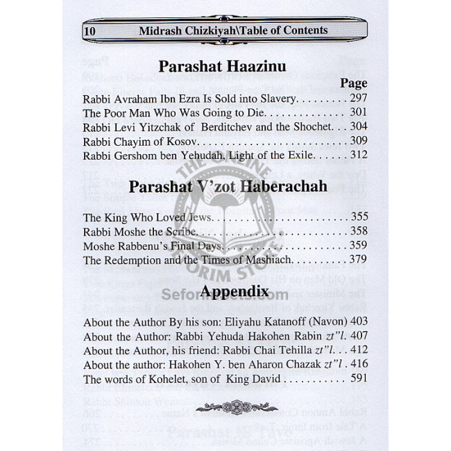 Midrash Chizkiyah on the Chumash 