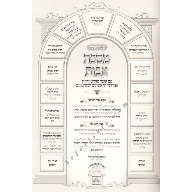 Mesechet Avos           /        מסכת אבות עם הרבה מפרשים