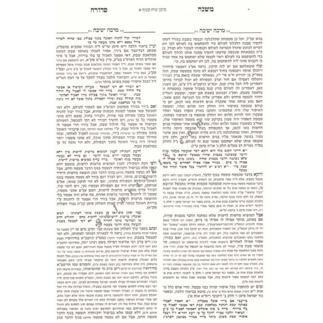 Mishnah Sedurah - Hilchos Shabbos - Siman 318