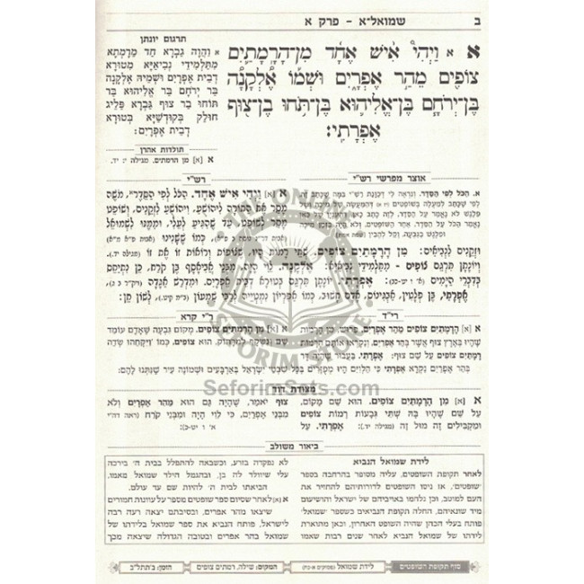Nach Mikraos Gedolos - Shmuel 1 / נ"ך מקראות גדולות - שמואל א Nach Mikraos Gedolos - Shmuel 1 / נ"ך מקראות גדולות - שמואל א