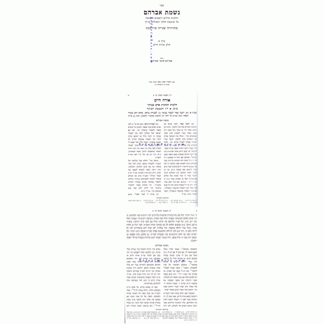 Nishmas Avraham / נשמת אברהם Nishmas Avraham / נשמת אברהם