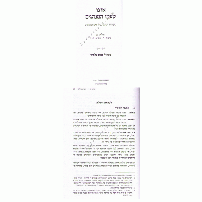 Otzer Taamaei HaMinhagim Volume 2 