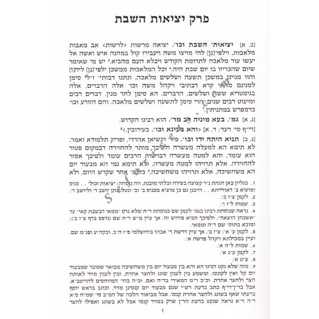 Peirush R'Perachia Bar Nissim - Masechet Shabbos 