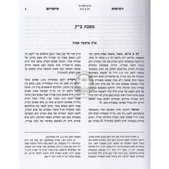 Reshimos Shiurim - Bava Kama / רשימות שיעורים - בבא קמא (סולובייצ'יק)