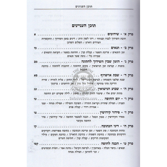 Sha'arei Hanisuin   /   שערי הנישואין