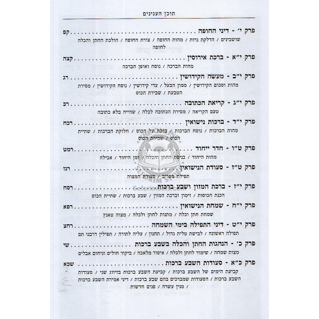 Sha'arei Hanisuin   /   שערי הנישואין