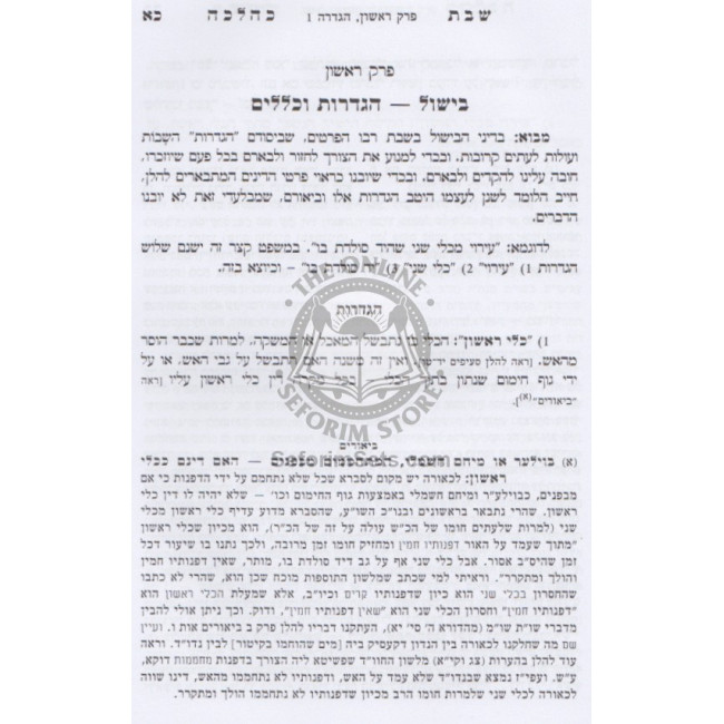 Shabbos K'Halacha - Volume 1              /             שבת כהלכה א