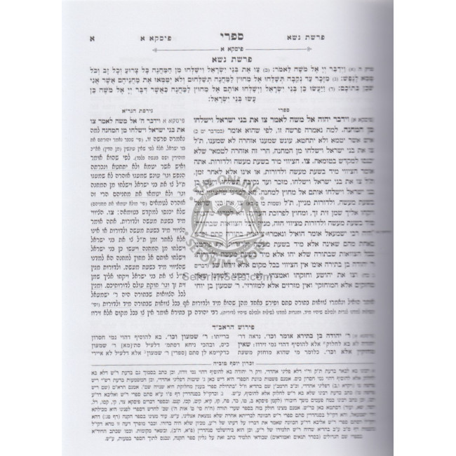 Sifri Im Pirush Hameyuchas L'HaRavad  /  ספרי - ראב"ד