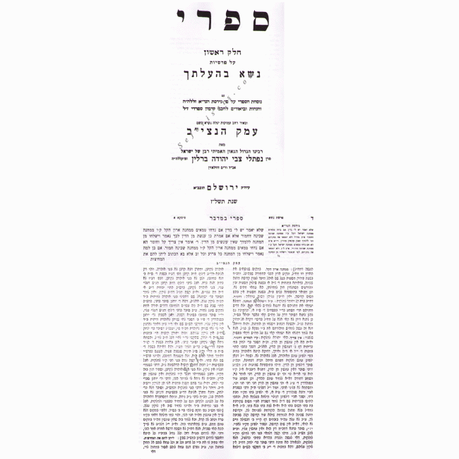 Sifrie NeTZiV 