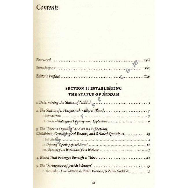 The Laws and Concepts of Niddah