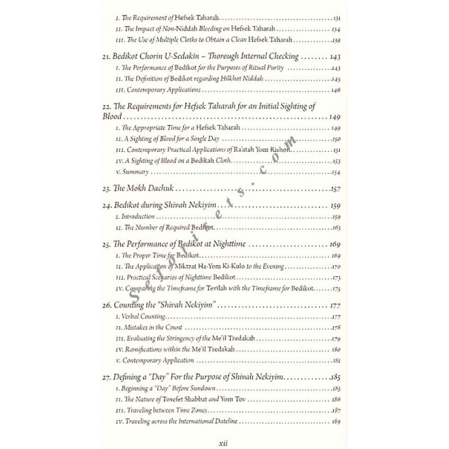 The Laws and Concepts of Niddah