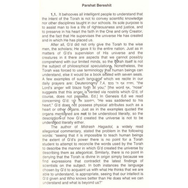 Torah Commentary by Rabbi Bachya ben Asher   