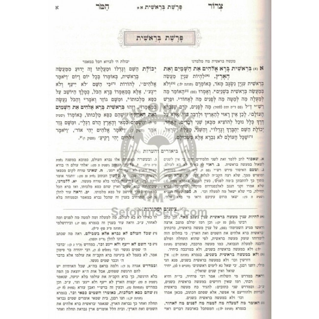 Tzror Hamor Hamevuar - Bereishis / צרור המר המבואר - בראשית