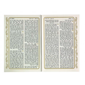 Brachah U'sehillah  /  Blessings and Psalms Silver Border