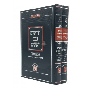 Chadashim Gam Yeshanim (Chidushei M'Hari Shteif) on Masechta Shabbos   /   חדשים גם ישנים (חידושי מהר"י שטייף) על מסכת שבת ב' כרכים
