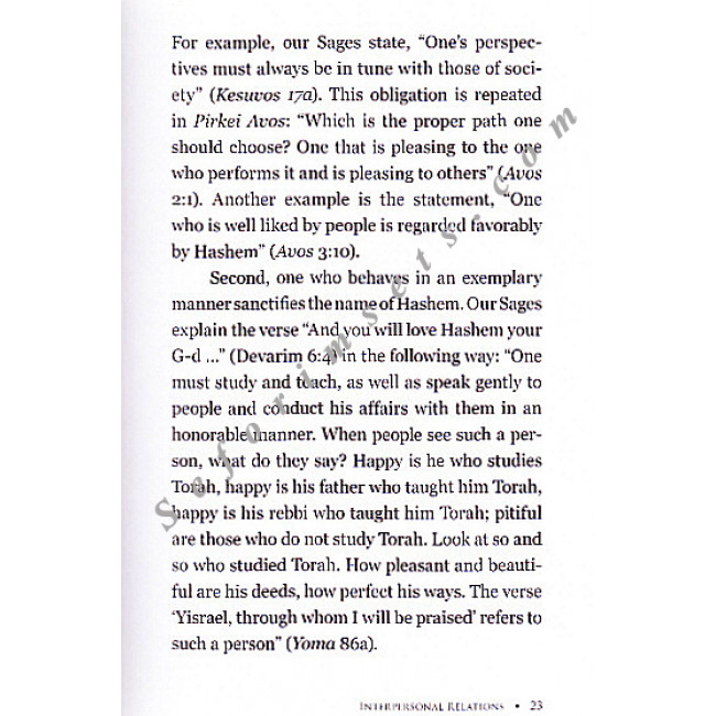 Derech Eretz A Torah Guide To Proper Behavior In Everyday Life 