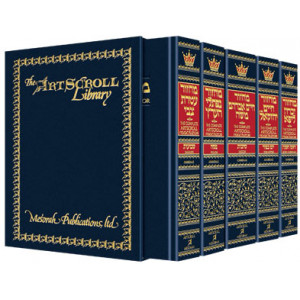 Machzor 5 Vol Slipcased Set Pocket Size Ashkenaz   