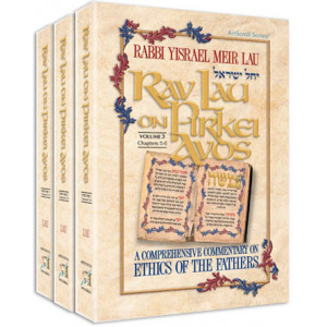 Rav Lau on Pirkei Avos 3 Volume Slipcased Set          