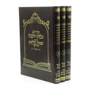 Pirush Neviim Ukesuvim LeRabeinu Yeshayah Mitrani / פירוש נביאים וכתובים לרבינו ישעי' מטראני ג כרכים