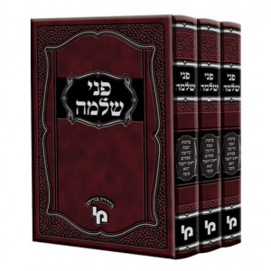 Pnei Shlomo Al Hashas 3 Vol.         /         פני שלמה על הש"ס ג"כ