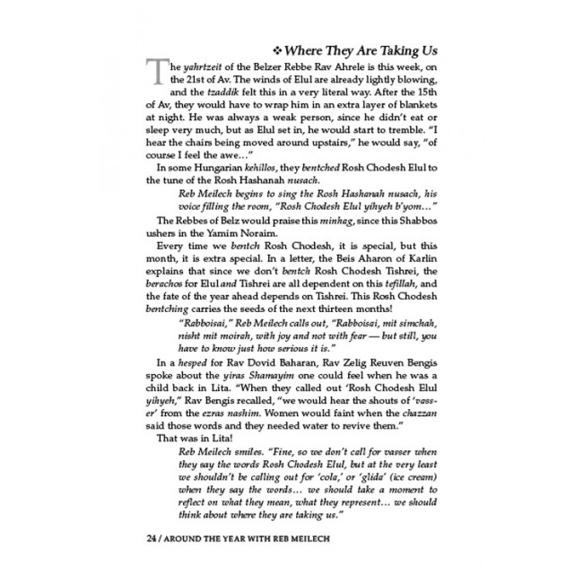 Around The Year With Reb Meilech Around The Year With Reb Meilech