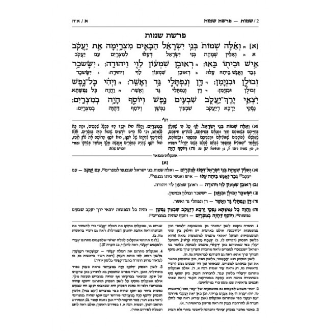 Targum Onkelus - Shemos  / תרגום אונקלוס - שמות