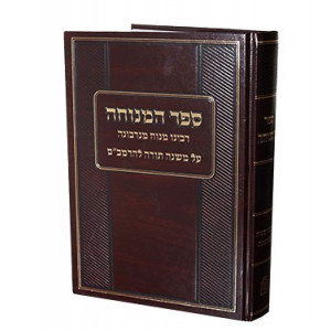 Sefer Hamenucha / ספר המנוחה רבינו מנוח מנרבונה על הרמב"ם