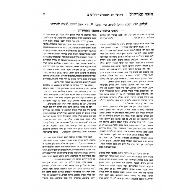 Otzer HaArizal Yom Kippur / אוצר האריז"ל יום כיפור Otzer HaArizal Yom Kippur / אוצר האריז"ל יום כיפור