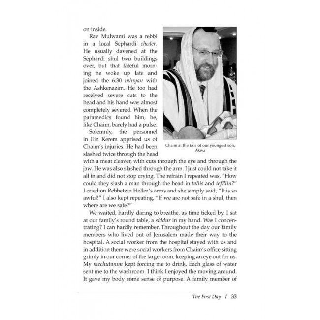 Terror and Emunah in Har Nof Terror and Emunah in Har Nof