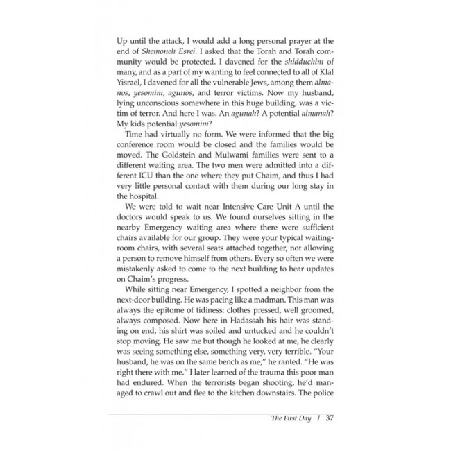 Terror and Emunah in Har Nof Terror and Emunah in Har Nof