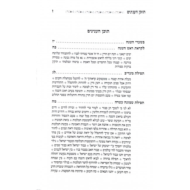 Kedushas Hayom Rosh Hashana  / קדושת היום ראש השנה