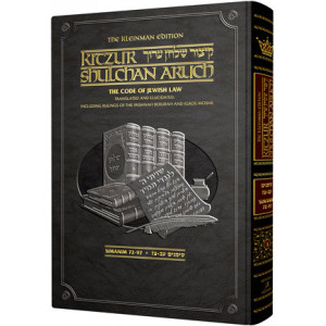 Kleinman Edition Kitzur Shulchan Aruch Code of Jewish Law Vol 3 Chapters 72-97 