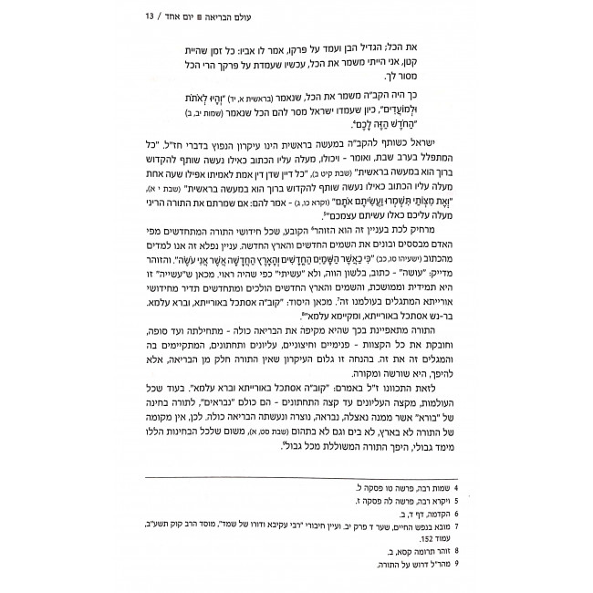 Tzohar LeBeraishis / צוהר לבראשית ב"כ