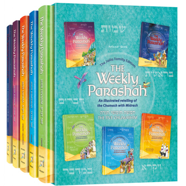 The Weekly Parashah Jaffa Family Edition Slipcase Set                       